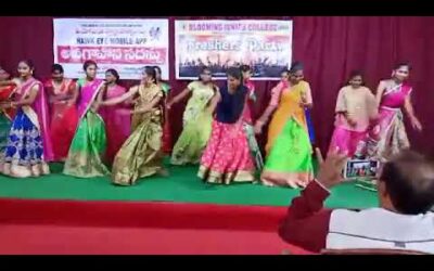 Blooming flowers freshers party.. Nakemo bhuriya song